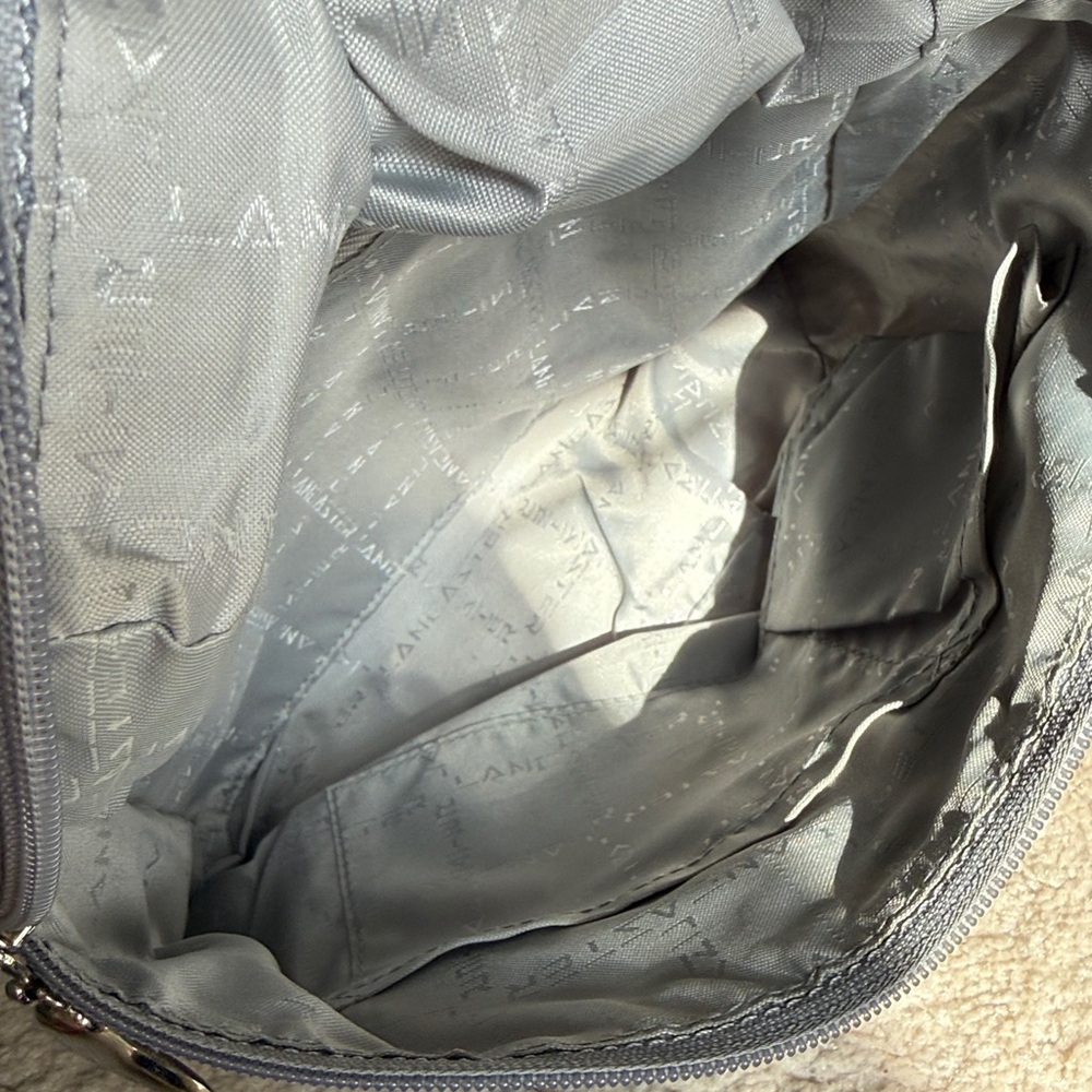 Lancaster Silver Gray Mini Backpack - image 5
